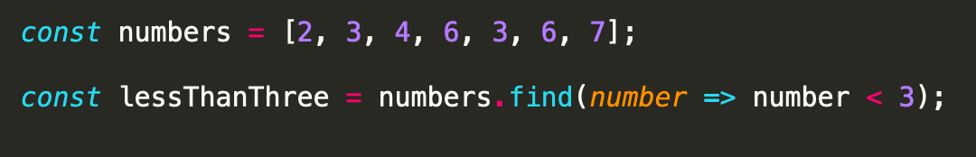 on-find-example