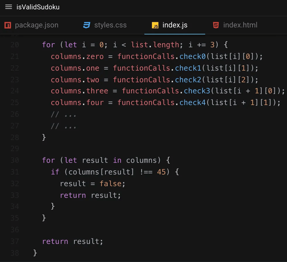 Code for adding values from a column