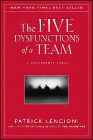 Cover of The Five Dysfunctions of a Team